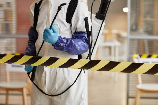 Professional Biohazard Cleanup technician working in Pinole, CA